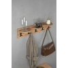 Askılık Duvar Elbise Askılığı Portmanto 80 Cm Ceviz