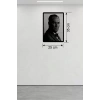 Atatürk Line Art Metal Görünümlü Ahşap Tablo - Modern Ofis ve Ev Dekoru