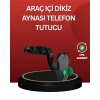 Ayarlanabilir Kıskaçlı Dikiz Aynası Telefon Tutucu Tüm Telefonlarla Uyumlu