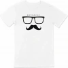 Babalar Günü Hediye Baba Temalı Baskılı Oversize Bisiklet Yaka T-shirt - Beyaz