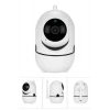 Baby Kamera Kablosuz 720P Beyaz 360 Derece Wifi Kamera Full HD 1080p
