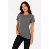 Basic Tişört Bisiklet Yaka Kısa Kol Günlük Yazlık Slim Fit T-Shirt - Antrasit