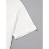 Baskılı Oversize Bisiklet Yaka T-shirt - Beyaz