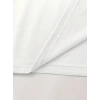 Baskılı Oversize Bisiklet Yaka T-shirt - Beyaz
