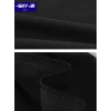Baskılı Oversize Bisiklet Yaka T-shirt - Siyah