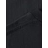 Baskılı Oversize Bisiklet Yaka T-shirt - Siyah