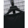 Baskılı Oversize Bisiklet Yaka T-shirt - Siyah