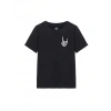 Baskılı T-shirt - Siyah