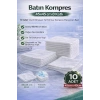 Batın Kompres 45x45 cm 8 Katlı 10 Adet Tel Tel Gaz Kompres Steril Olmayan Pansuman Bezi