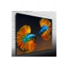 Beta Balıkları Canvas Tablo (50x70)