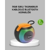 Bluetooth 5.0 Hoparlör – RGB Işıklı, Güçlü Bas ve 360° Surround Ses