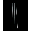 Burgulu Kuşbaşı Şişi - Metal - Kalın Kare - 50 cm