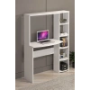 Çalışma Masası 5 Raflı Kitaplık Beyaz