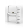 Çalışma Masası 5 Raflı Kitaplık Beyaz