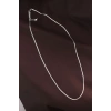 Çelik Gümüş Renk 60 cm İnce İtalyan Zincir Kolye