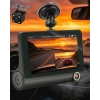 Çift Lens Araç Güvenlik Kamerası G Sensörlü Full HD