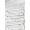 CM 14K Gold Renk Ezme Zincir Model 60 cm Kadın Kolye