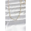 CM 14K Gold Renk İnce Ataç Zincir Model 60 cm Kadın Kolye