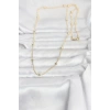 CM 14K Gold Renk Top Zincir 60 cm Kadın Kolye