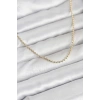 CM 14K Gold Renk Top Zincirli Model 60 cm Kadın Kolye