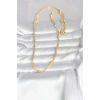 CM 14K Gold Renk Topçuk Model 60 cm Kadın Kolye
