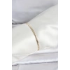 CM 14K Gold Renk Yassı Zincir Model Kadın Bileklik