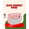 Çocuklar İçin Şipşak Yazıcı Kamera 24MP HD Çift Lensli Termal Baskılı