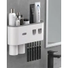 Çok Fonksiyonlu Diş Fırçası Tutucu Otomatik Dispenser Bardaklı Organizer