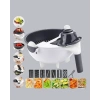 Çok Fonksiyonlu Döner Rende Süzgeç Hazneli Ergonomik Sebze Doğrayıcı