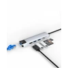 Çok Fonksiyonlu Type C Hub USB HDMI Ethernet Kart Okuyucu