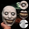 Dehşet Gülüşlü Donuk Göz Efektli Korku Maskesi 22x18 cm