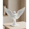 Dekoratif Melek İnsan Figürlü 3D Heykel Biblo Modern Ev Dekoru