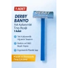 Derby Banyo Tek Kullanımlık Tıraş Bıçağı 1 Adet Plastik Saplı Pratik Tıraş Jileti