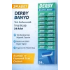 Derby Banyo Tek Kullanımlık Tıraş Bıçağı 24 Adet Avantajlı Paket Plastik Saplı Ekonomik Tıraş Jileti