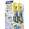 Difaş Love Your Teeth Diş Fırçası 2 Adet Orta Sert Medium Ergonomik Saplı Manuel Diş Fırçası