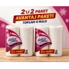 Dolce Çift Katlı Kağıt Havlu 2li Rulo 2 Paket Yüksek Emicili Çok Amaçlı Kağıt Havlu