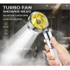 Duş Başlığı Turbo Pervaneli Serinletici Tasarım