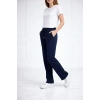 Düz Paça Beli Lastikli İpli Günlük Spor Eşofman Altı Rahat Fit - Lacivert