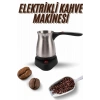 Elektrikli Cezve 800 Watt Paslanmaz Çelik Türk Kahve Makinesi Saplı