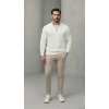 Erkek Balıkçı Zip Yaka Uzun Kollu Triko