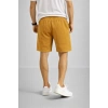 Erkek Otoban Dokuma Şort Beli Lastikli Bağcıklı, Cepli, Rahat Kesim Günlük Yazlık Şort - Hardal