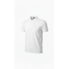Erkek Pike Kumaş Düğmeli Yaka Regular Fit Günlük Kısa Kol Tişört T-shirt - Beyaz