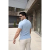 Erkek Polo Yaka Fermuar Detaylı Tişört