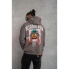Erkek SCHOOL BOY Baskılı Kapüşonlu Sweat - Gri