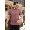 Erkek Yarım Balıkçı Yaka Kısa Kollu T-shirt