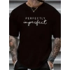 Erkekler Için PERFECTLY Günlük Tişört  - Siyah