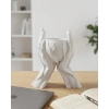 Estetik El Figürlü Dekoratif 3D Baskı Vazo Saksı Ev Dekorasyonu