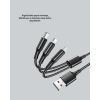 Evrensel 3 Başlıklı Şarj Kablosu – iPhone Huawei Samsung İçin
