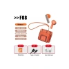 F08 Dijital Şarj Göstergeli TWS Bluetooth Kulaklık - Kırmızı