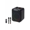 F39 25W Sürücülü RGB Işıklı 2 Adet Mikrofonlu Bluetooth 5.3 Kablosuz Hoparlör – Siyah
